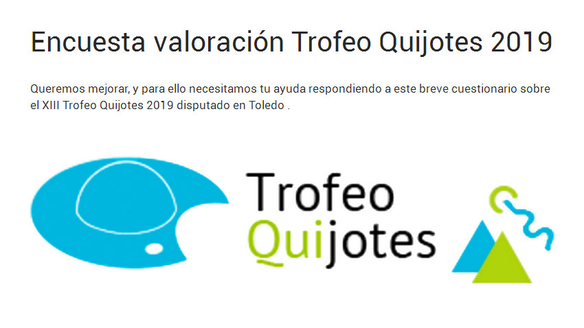 Encuesta Trofeo Quijotes 2019