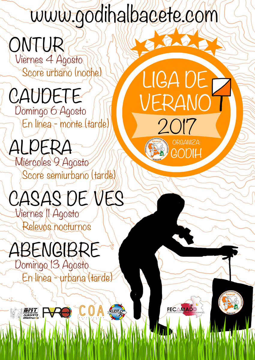 Liga Verano de Orientación 2017 en Albacete